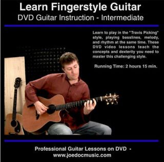 Learn FINGERSTYLE Guitar DVD for Ibanez & Ovation acoustic electric 