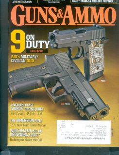 Guns and Ammo 7 2012 .280 Remington Sig P938 Sig MK25 Taurus 