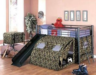 Camoflage Camo Tent Bunk Bed Fort Kid Loft Bedroom NEW