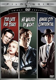 Film Noir Triple Feature 1 Too Late For Tears He Walked By Night 