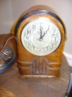   Deco Ingraham Self Starting Electric Time & Strike Clock, Model SS35