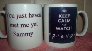 KEEP CALM AND WATCH FRIENDS TV SHOW MUG CAN BE PERSONALISED ANY 