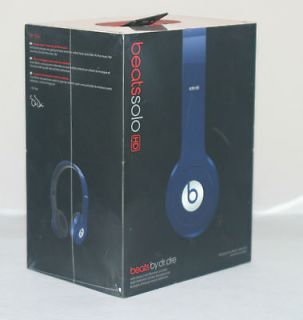 Newly listed Monster Beats By Dre  SOLO HD  METALLIC BLUE Headphones 