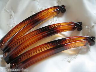   Skinny / Small BANANA CLIP CLIPS FOR THIN HAIR   Brown / Tortoise