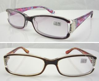 tinted reading glasses 2.5