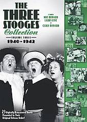 The Three Stooges Collection   Vol. 3 1940 1942 DVD, 2008, 2 Disc Set 