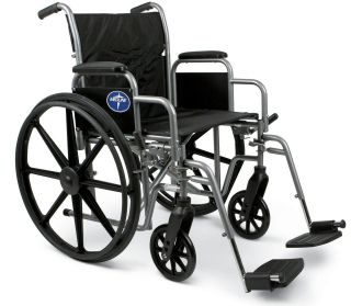 18 Medline K1 Folding Manual Wheelchair Desk Length Arms