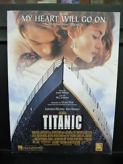   In Stock   EASY Piano   MY HEART WILL GO ON from TITANIC Sheet Music