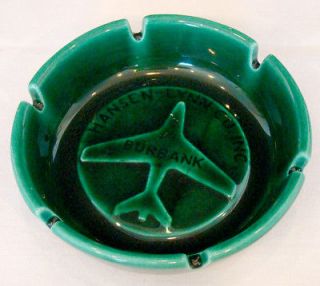 Vintage 1950s HANSEN LYNN BURBANK COLD WAR Ashtray EAMES Military 