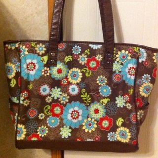 Thirty One Cindy Tote   BRAND NEW   Floral Fanfare 31 Gifts Bag Purse 