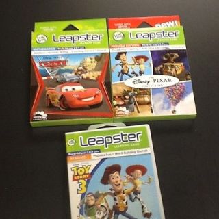 Boys Leapster 2 Games Toy Story 3, Cars 2, And Pixar Collection NEW