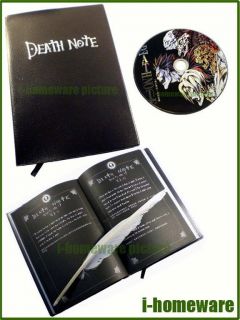 Death Note Cosplay 3 Pcs Notebook & CD Pen Book X03