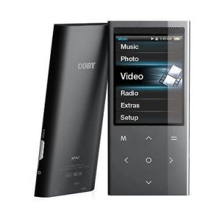 Coby MP767 8GB Touchpad  Player MP7678GB Black New