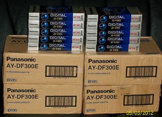   Factory Sealed DVHS Tapes (DF 300) For D VHS VCR (ON SALE