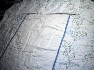 Belks Home Tan Blue Green Queen Tufted Comforter & Matching Shams 