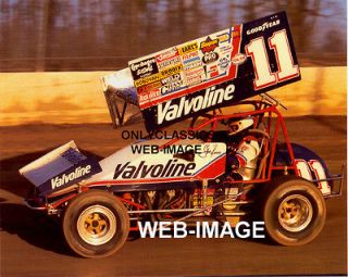   VALVOLINE OIL SPECIAL SPRINT CAR WORLD OF OUTLAWS AUTO RACING PHOTO