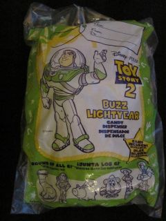 NEW IN PACKAGE MCDONALDS 1999 TOY STORY 2 BUZZ LIGHTYEAR CANDY 
