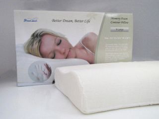   Foam Contour Cervical Neck Comfort Bed SOFT Pillow w/ Cotton Case XL
