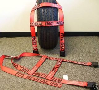 Demco Tow It 2 Mini Dolly Tire Straps Rugged Weave R