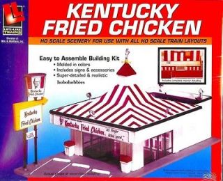 HO Kentucky Fried Chicken Building Kit Train Set Scenery Life Like 433 