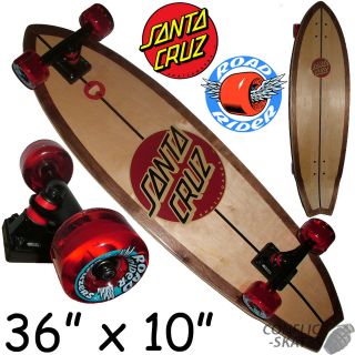 SANTA CRUZ Land Shark Woody light Skateboard Cruise 36 Road Rider 