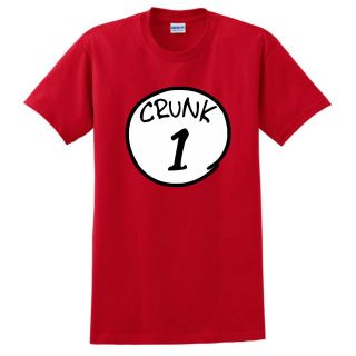CRUNK 1 T Shirt Music Lil John T Pain Drunk High Weed Under Influence 