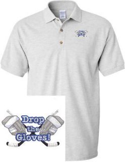 Drop The Gloves Sports Soccer Golf Embroidered Embroidery Polo Shirt