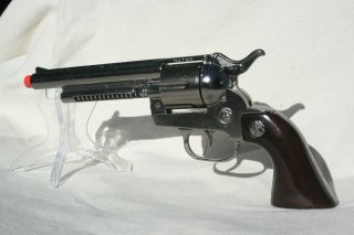 Silver Italian Made Cap Guns Pistol Made in Spain Metal Cap Gun Silver