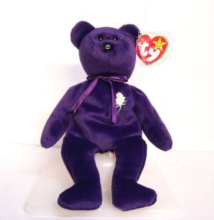 TY Princess Diana Wales Beanie Baby Babies Bear Original 1997 PE 