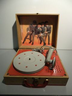 Vintage Spear Model 6 Electric Phonograph Record Player, Beatles 