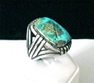 mens turquoise rings
