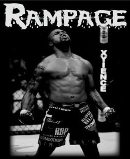 RAMPAGE UFC MMA jackson champion a team T Shirt Medium