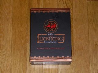   LION KING 2 DISC SPECIAL EDITON DVD GIFT BOX SET 9 LITHOGRAPHS MOVIE