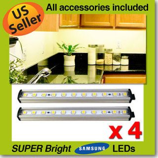 14 EZ Connect Super Bright Cabinet LED Light Strips Bars KIT 