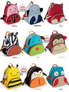 BABY Toddlers Kid ZOO ANIMAL BACKPACK Bag/ SCHOOL BAG ASSORTED For 
