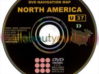 New, OEM Navigation DVD Disc Update 12.1 Generation 5, 2008 Lexus 
