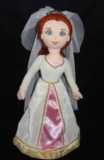   Bride FIONA Shrek 2 Third Plush Doll White Wedding Dress EXCELLENT