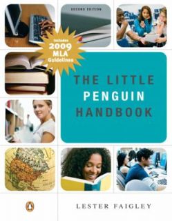 The Little Penguin Handbook MLA Update by Lester Faigley 2009 