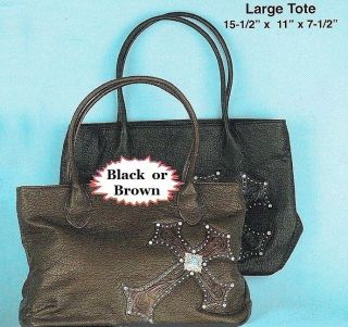   Western Purse ~ LARGE TOTE ~ BLAZIN ROXX Turquoise Crystals Bag 82