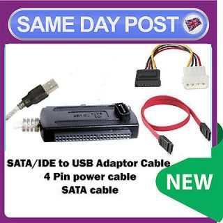 in 1 USB 2.0 to IDE SATA 2.5 3.5 Hard Drive HDD Adapter Cable  1st 