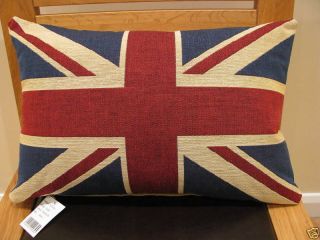Union Jack Tapestry Cushion British United Kingdom Flag