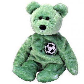 TY Beanie Baby   KICKS the Soccer Bear (8.5 inch)   Stuffed Animal Toy
