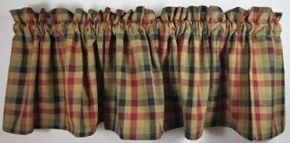 country plaid curtains in Curtains, Drapes & Valances