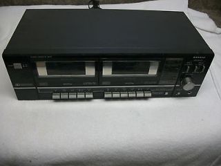 Sanyo Stereo Cassette Deck Vintage RD W660 Nice Dolby Metal 1984