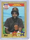 1987 Topps Tony Gwynn All Star Signed Card SD Padres
