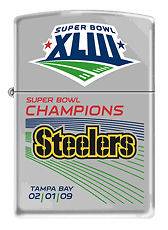 Zippo Lighter Pittsburgh Steelers Super Bowl Xliii 24724