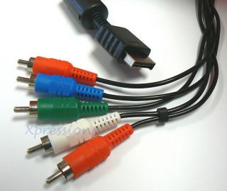 Component Audio Video AV Cable for Sony PS2 / PS3