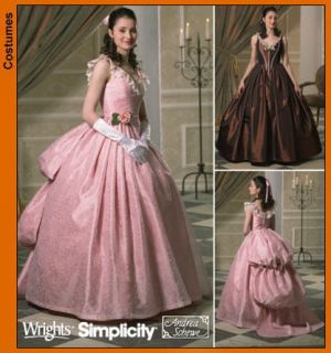PHANTOM OF THE OPERA Victorian DRESS Gown SZ 6  20 SIMPLICITY 4479 