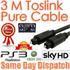   Optical Male Toslink Sound Audio Speaker Dolby Xbox 360 Sky PS3 Cable