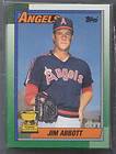 Jim Abbott 1990 Topps Rookie All Star Team Card # 675 Lot 25 Cards